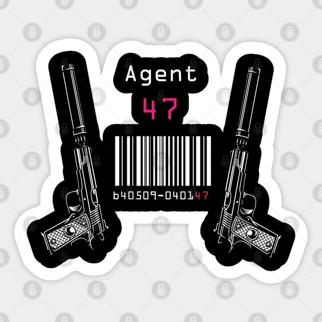 Agent 47 Sticker by DriSco